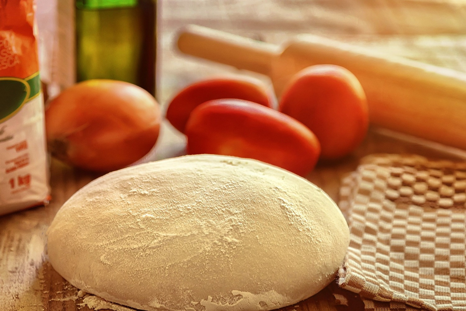 Basic Homemade Fresh Pizza Dough Recipe MaMaBlip